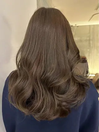 ロング カラー ベージュカラー🐏 🤎塚原優芽のヘアスタイル