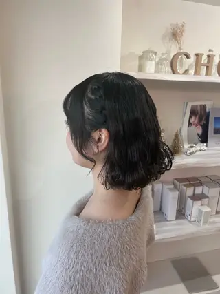 ヘアアレンジ 🫧ピンクカラー 心斎橋.nanoのヘアスタイル