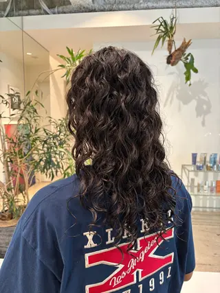 ロング パーマ ANY/須田 麻人/パーマスタイルのヘアスタイル