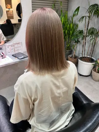 ミディアム カラー 韓国系/ダブルカラー /トグチリンカのヘアスタイル