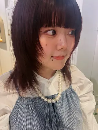 カラー 南部 綾音のヘアスタイル