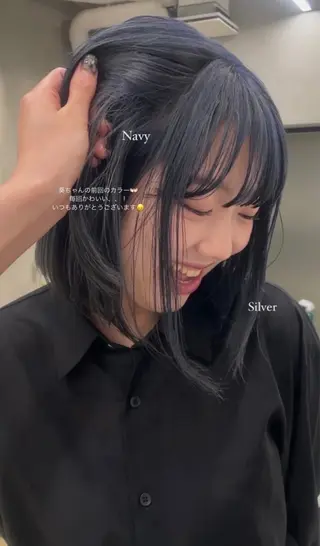 カラー miyu / 透明感カラーのヘアスタイル