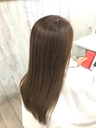 ロング ネモトメイナ🌿 今月末で退職しますのヘアスタイル