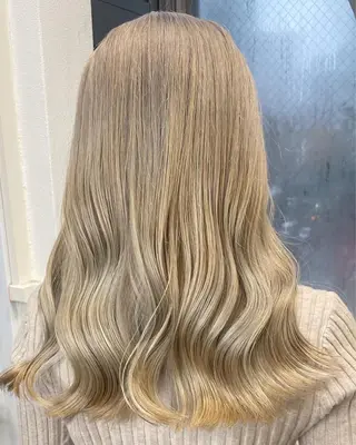 カラー dao/ミルクティー /ブラウン/ブロンドのヘアスタイル