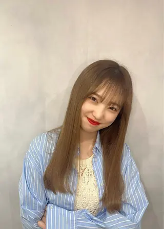 ロング カラー 🐈‍⬛ララモアナ yuri🐈‍⬛のヘアスタイル