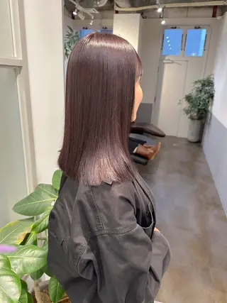 セミロング カラー autre所属・大久保 ひでなりのヘアスタイル