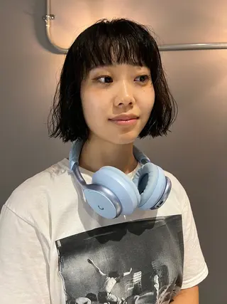 ショート カラー パーマ SALOWIN熊本 yuseiのヘアスタイル