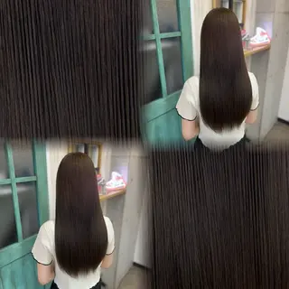 ロング カラー 髙橋 李里亜のヘアスタイル