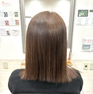 ミディアム カラー 堀川 希歩のヘアスタイル