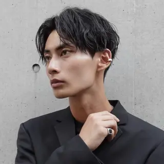 ショート パーマ メンズ メンズパーマ職人 クボタサトルのヘアスタイル