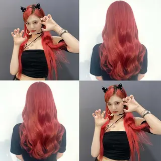 ロング カラー 韓国ヘア特化 💟 ララア 💟のヘアスタイル