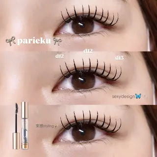 マツエク・マツパ Mell Yuuna ♡パリエク /束感のマツエク・マツパデザイン