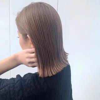 ショート カラー 髪質改善 Noe心斎橋店のヘアスタイル