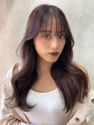 ロング レイヤー、美髪矯正 🌹韓国ヘア芹奈のヘアスタイル