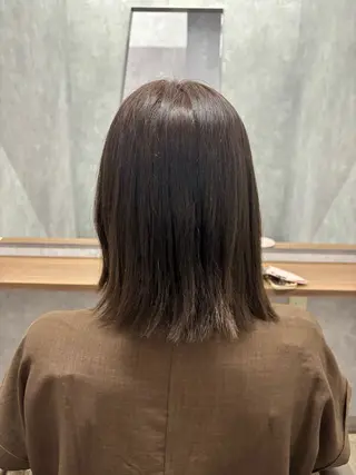 ミディアム 山崎 美羽のヘアスタイル