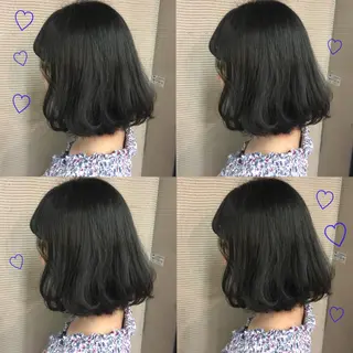 ミディアム カラー 韓国ヘア得意❤︎森澤 悠佳のヘアスタイル