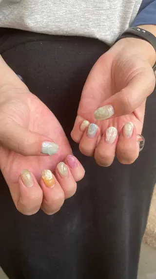 ネイル 栗田 ゆう子のネイルデザイン