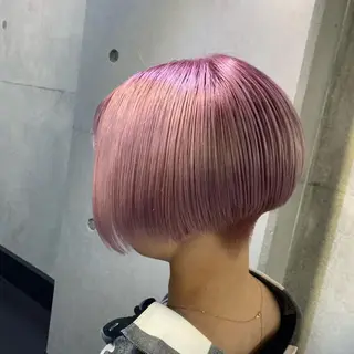 ショート カラー 及川シゲル 髪質改善講師のヘアスタイル