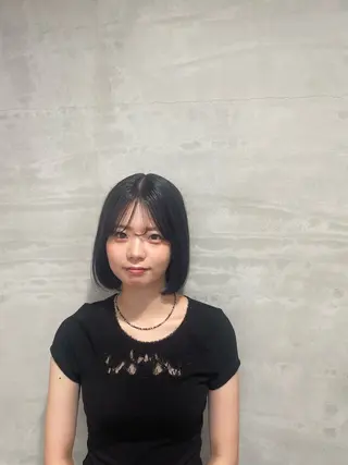 ミディアム 笹川 桃歌のヘアスタイル