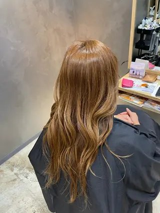 ロング カラー 上村 颯のヘアスタイル