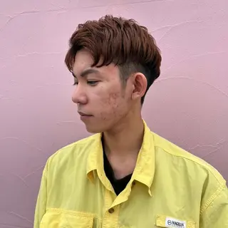 ショート パーマ メンズ フルールドソレイユ所属・♡ナナコ♡ レイヤー/艶髪のヘアスタイル