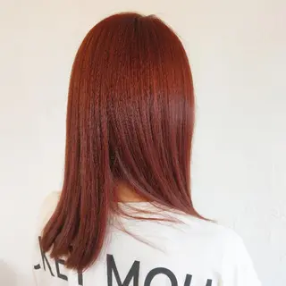 ミディアム カラー Add9 柳田健登のヘアスタイル