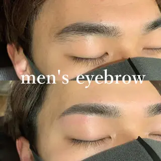 メンズ マツエク・マツパ NERU  lash&brow所属・鈴木 音瑠のマツエク・マツパデザイン