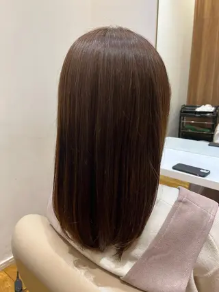 セミロング パーマ 門崎未依/レイヤー/ メンズカット🪿🌼のヘアスタイル