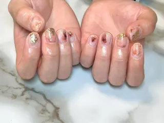 セミロング ネイリスト シンのネイルデザイン