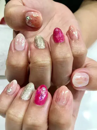 ネイル 佐藤 まりえのネイルデザイン
