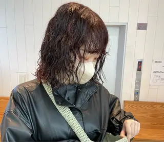 ミディアム パーマ Kouta/似合わせ /パーマ/カラーのヘアスタイル