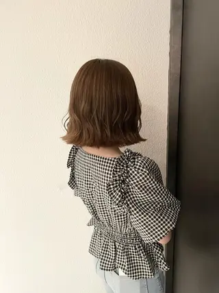 ショート カラー ヤマナカ エリカのヘアスタイル