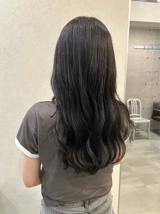 ロング 山元 くるみのヘアスタイル