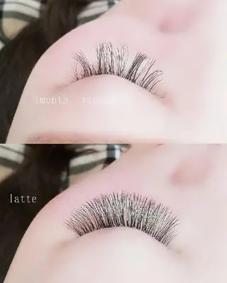 マツエク・マツパ LATTE マツエク&ハイパーナイフ所属・LATTE eyelashのマツエク・マツパデザイン