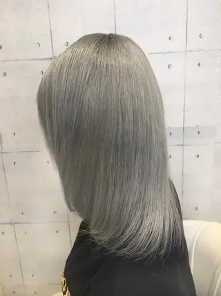 セミロング カラー 韓・中華美女ヘア 🇰🇷×🇨🇳のヘアスタイル