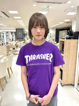 ミディアム カラー ヘアアレンジ 🍒KIKUCHI KANAE🍒のヘアスタイル