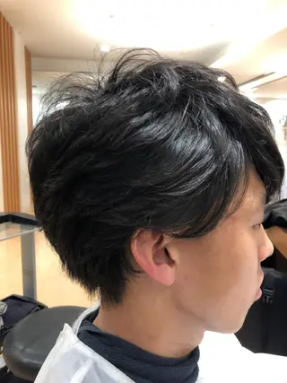 ショート パーマ メンズ mod'shair船橋所属・ムロオカ ヨシキのヘアスタイル