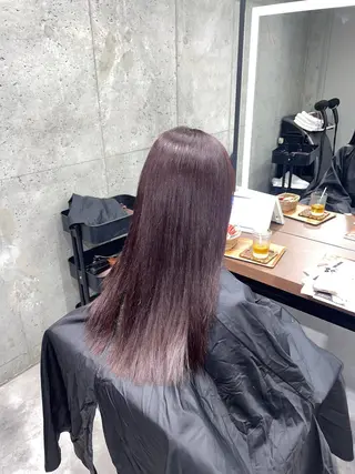 カラー 暖色/ハイトーン/ カラー/HBLのヘアスタイル