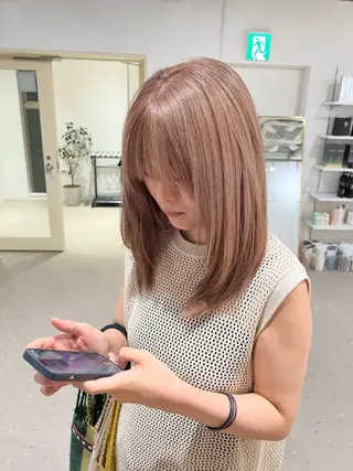 ロング カラー ✨メンズ/パーマ/ 三宅 昌太✨のヘアスタイル