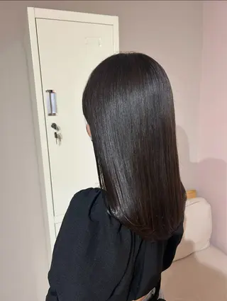 セミロング 🫧透明感カラー 🫧久留米美容室のヘアスタイル