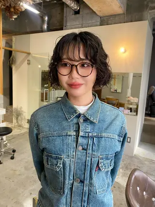 ショート カラー NIKO/名古屋/ 伏見/花屋併設のヘアスタイル