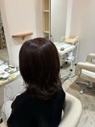 ロング カラー SOMEDAY Lx所属・佐藤 優里のヘアスタイル