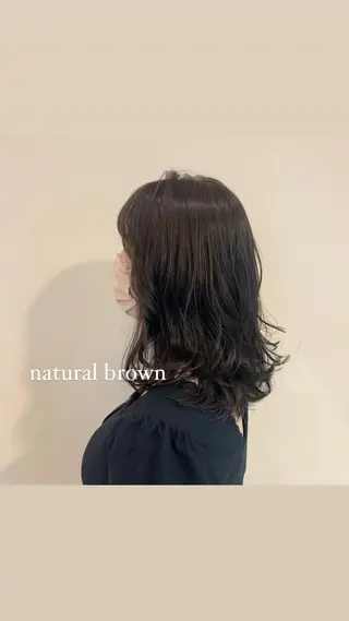 セミロング イロヘアー北岡崎店所属・ilo.hair 小澤日菜子✂️💕のヘアスタイル