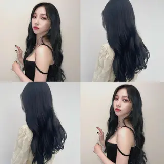 ロング カラー 韓国ヘア特化 💟 ララア 💟のヘアスタイル