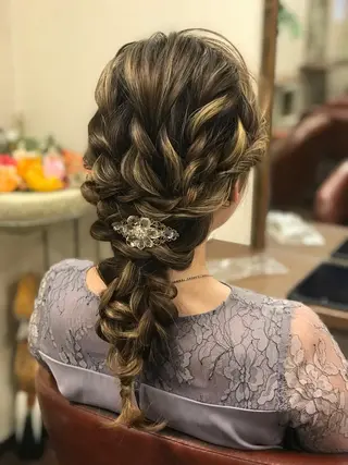 ロング ヘアアレンジ ran・rukone所属・藤中 隆悟のヘアスタイル