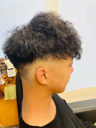 パーマ メンズ メンズ特化/パーマ/ フェードWATARUのヘアスタイル