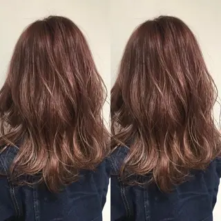 セミロング カラー パーマ 縮毛矯正/髪質改善/ 石橋代智のヘアスタイル