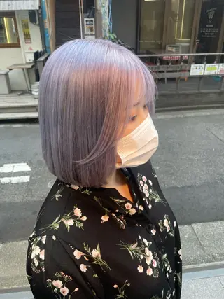 ミディアム カラー ヘアアレンジ 【Sweep】おじま のぞみのヘアスタイル