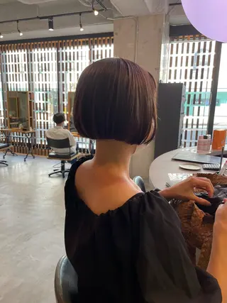 ミディアム 三好 祐希のヘアスタイル