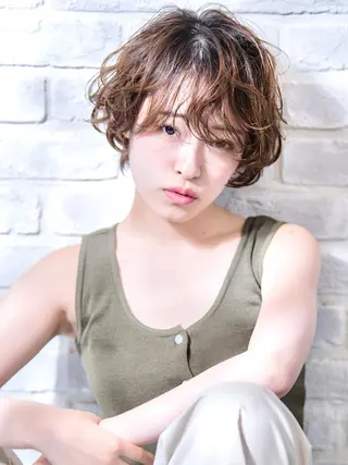 ロング カラー パーマ ヘアアレンジ 増子 幹樹のヘアスタイル